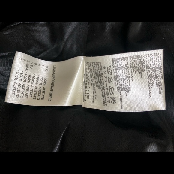 Diesel Suede Moto Vest : Size Small : Lamb Leather - Picture 5 of 8